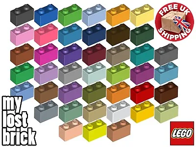 LEGO - Part 3004 - Pack Of 10 X NEW LEGO Bricks 1x2 + SELECT COLOUR + FREE POST • £1.49