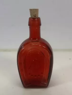 Vintage Wheaton Miniature Bottle Red Horseshoe 3” • $10.99