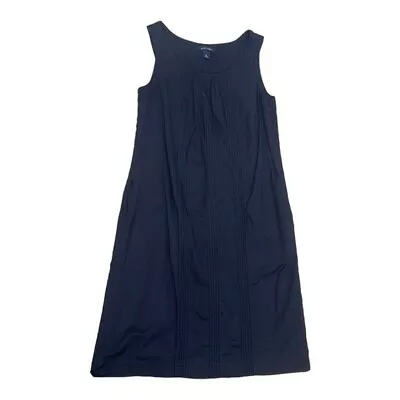 Lands End Navy Lightweight Sheath Dress Size 4 New • $18