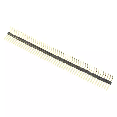 20Pcs Gold Plated 1.27mm Pitch 50 Pin Male Single Row Right Angle Header Striip • $4.99