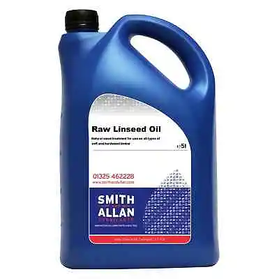 Raw Linseed Oil Wood Treatment 5 Litre 5L • £27.99