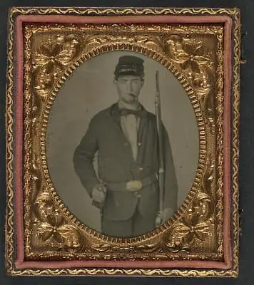 American Civil WarUnidentified Union SoldierPIKECigarMusket1861-1865 • $9.99