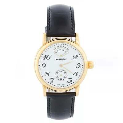 Montblanc CC40378 7003 Star Meisterstuck Unisex Wrist Watch Automatic Power Res • $475