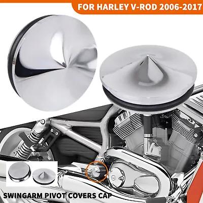 Chrome Radical Style Swingarm Pivot Cap Cover For Harley Night Street Rod VRSCR • $23.98