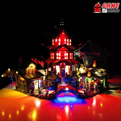 LED Light Kit For Ninjago Temple Of Airjitzu - Compatible With LEGO® 70751 Set • $67.92