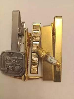 Tie Clips Lot Vintage 5 PC • $5.80