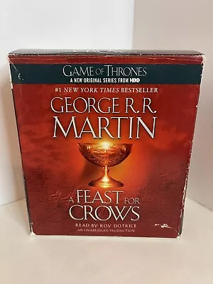 Feast For Crows: Song Of Ice & Fire BOOK FOUR 27-Disc CD Set GAME OF THRONES • $10.99