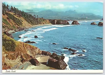 Coastal Oregon~Ecola Park & Pacific Ocean~Continental Postcard • $2.70