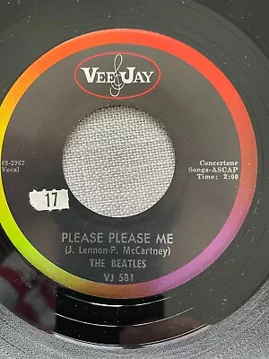 The Beatles On Usa Vee Jay Multicolorovalpleaseplease Me  Vg+++ • $21.73