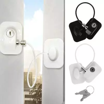 $11.39 • Buy Refrigerator Lock +Keys Fridge Cabinet Child Safety Window Door Drawer Latches//
