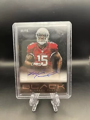 2013 Panini Black Michael Floyd Auto Arizona Cardinals 06/99 - #24 • $2.99