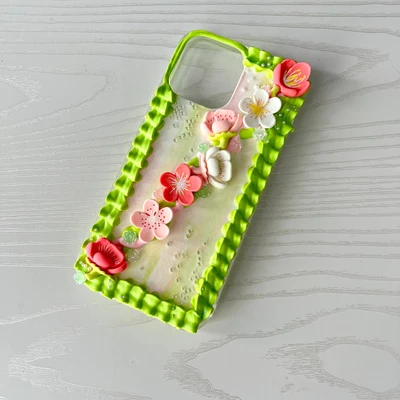 $35 • Buy Flower Vine Decoden Phone Case Handmade Diy