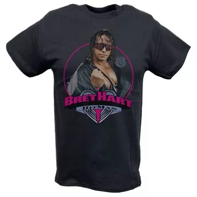 Bret Hart The Hitman Legends WWE Black T-shirt • $27.99