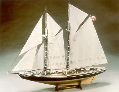 Vintage Billing Boats Bluenose II Series 600 Wood Model Kit Denmark BB600 • $140