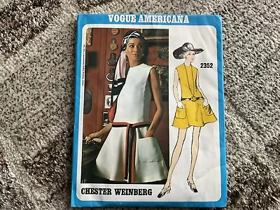Vogue Americana CHESTER WEINBERG 2352 Dress Size 8 Vintage • $12