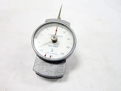 Scherr-tumico 250 Grams G Precision Dial Dynamometer Tension Gage Modified Tip A • $30.54