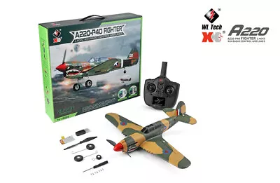 Wltoys XK A220 P40 Fighter Glider 4CH EPP RC Airplane 3D RC Plane RTF • $108