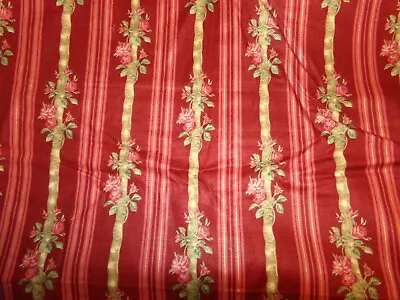 ROSES Flowers GARDEN Floral Cotton Quilt FABRIC U-Pick READ 4 INFO 1/2 Yd BTHY • $3.95