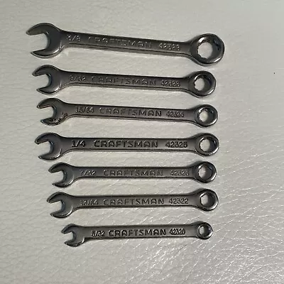 Craftsman SAE Combination Miniature Set 7 5/32 -3/8 • $12.99