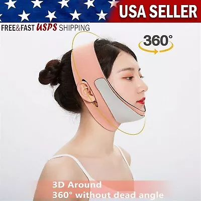 V Face Line Belt Chin Mask Breathable Chin Lift Up Anti Wrinkle Sleep Mask • $6.50