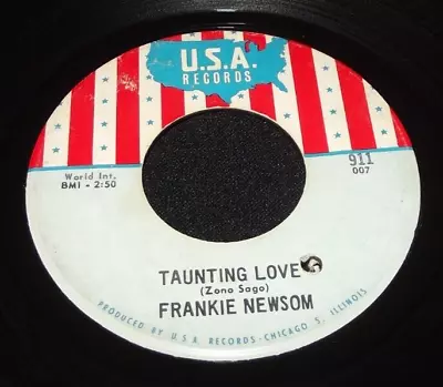 Rare Mislabeled Flip - Frankie Newsome Taunting Love - Usa Records Northern Soul • $47.95