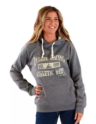 Cowgirl Tuff Western Sweatshirt Womens Barrel Racing Gray SIG2248 • $59.94