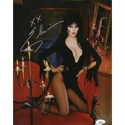 Elvira Autograph 11x14 Photo Mistress Of The Dark Signed JSA COA • $119.99