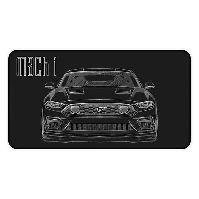 Ford Mustang Mach 1 Design Outline - Car Lover - Premium Desk Mat Mouse Pad • $29.99