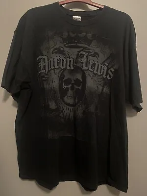 Aaron Lewis Solo Tour 2010 Vintage Black T-Shirt Size 2XL Staind (B77) • $19.99