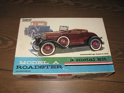 Gabriel  Model A Ford Roadster A Metal Kit MINT CONDITION 100% COMPLETE • $59.99