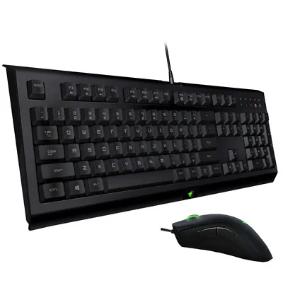 Razer Deathadder Gaming Mouse Keyboard Bundle Kit Programmable Cynosa • $169.99
