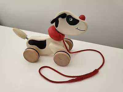 £15 • Buy Pintoy Wooden Dog Pull Along Toy