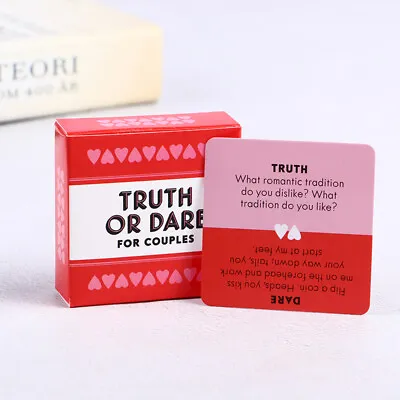 Mini Small Size Truth Or Dare For Couples Cards Games Lovers Board Game Sup  ^~ • £5.89