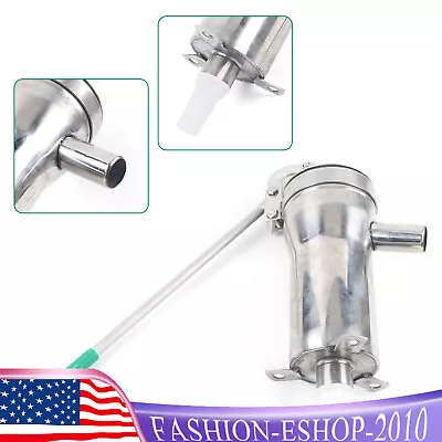 Manual Suction Pump Garden Stainless Steel Iron Hand Pump Deep Water Well Pump • $11.40