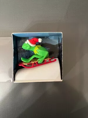 Hallmark 1981 Kermit The Frog Sledding Ornament • $29