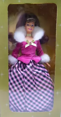 Special Edition Winter Rhapsody Barbie Doll #16873 1996 Mattel Dolls AVON NIB • $23.79