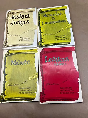 Bible Commentary J. Vernon McGee Thru The Bible Radio LOT Joshua Judges Malachi • $15.96