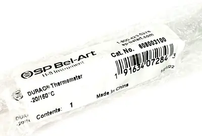 SP Bel-Art H-B Instrument DURAC Thermometer 608003100 (-20 - 160° C) • $11.45