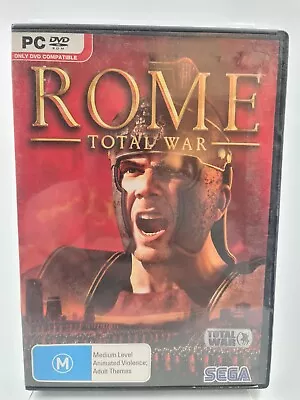 Rome Total War -  (RARE)  - PC CD-ROM  *MONEY BACK GUARANTEE*  • $10.95