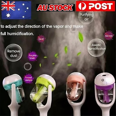 New Car Air Oil Purifier Humidifier Freshener Aroma Diffuser Aromatherapy Home • $21.49