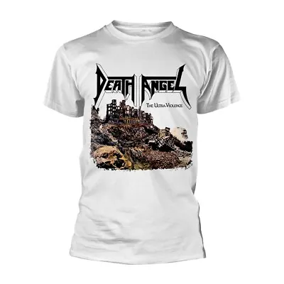 Death Angel 'The Ultra Violence' White T Shirt - NEW • £16.99
