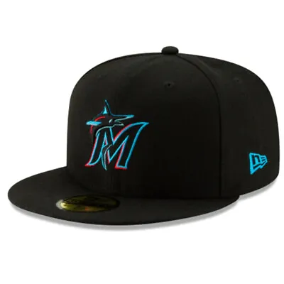 Miami Marlins MIA MLB Authentic Collection New Era 59FIFTY Fitted Cap - 5950 • $39.99