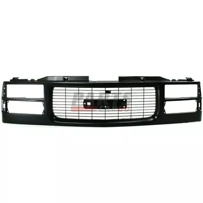 $117.49 • Buy New Fits 1994-2000 GMC C2500 C3500 Grille Black Shell & Insert Cross Bar Insert