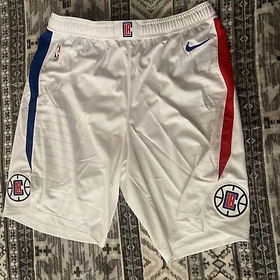 New LA Clippers Nike NBA Authentic Vaporknit Game Shorts Team Issued Sz.44 • $77.77