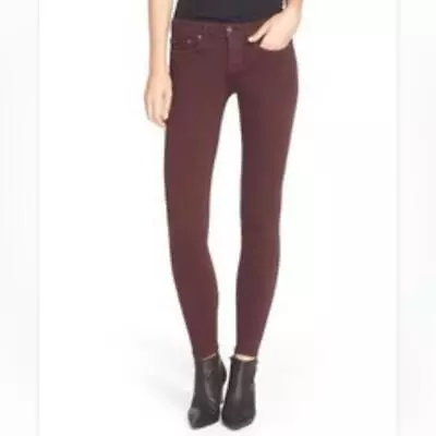 Vince. I Riley Skinny Jeans Burgundy Size 26 • $31.50