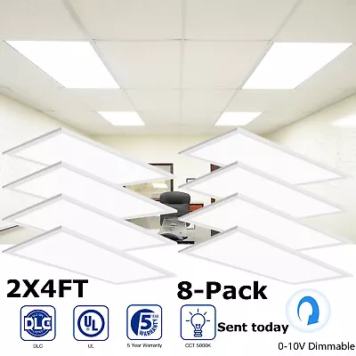 2X4 - 75W LED Panel Light Fixture Dimmable | 5000K | 120V-277V | 2'X4' LED Light • $407