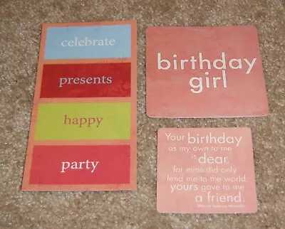 My Mind's Eye Cardstock DieCuts ~ Kaleidoscope...Birthday Girl • $2.49