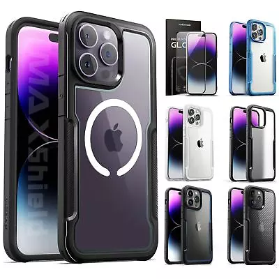 For IPhone 14 Plus 13 12 11 Pro XS Max XR Case Heavy Duty Shockproof Clear Cover • $11.99