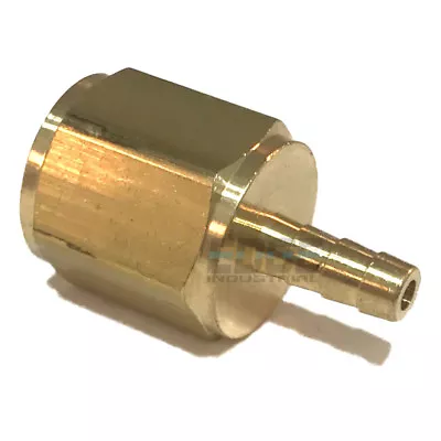 1/8 HOSE BARB X 1/4 FEMALE NPT Brass Pipe Fitting NPT Thread Gas Fuel Water Air • $10.40