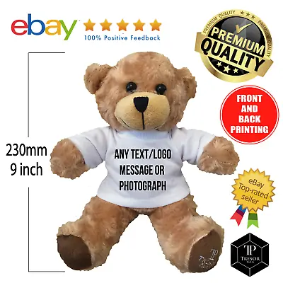 Personalised 9’’ Inch Teddy Bear Special Occasion Birthday Xmas Valentine Gift • £9.99